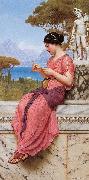 John William Godward Le Billet Doux (The Love Letter) France oil painting artist